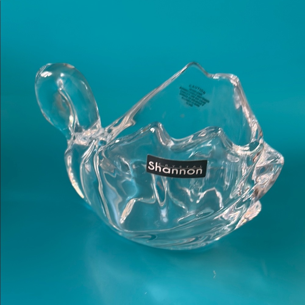 Shannon Crystal Decorative swan tealight trinket dish